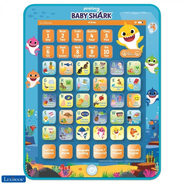 Baby Shark Tabletti DK+NO - (90099) ryhmässä LELUT, TUOTTEET LAPSILLE JA VAUVOILLE / Leikkikalut, Askartelu &Pelit / Lelut @ TP E-commerce Nordic AB (C82985)