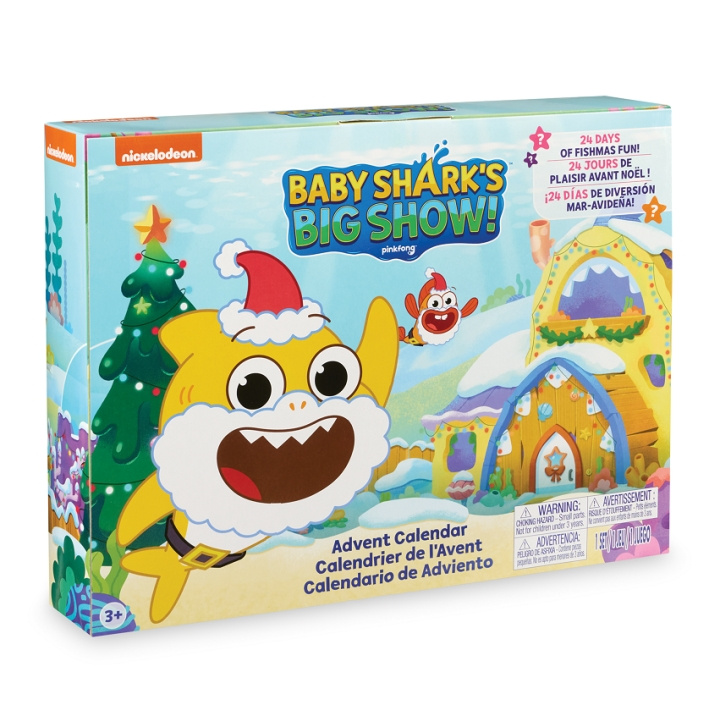 Baby Shark Adventtikalenteri (61674) ryhmässä LELUT, TUOTTEET LAPSILLE JA VAUVOILLE / Leikkikalut, Askartelu &Pelit / Joulukalenterit @ TP E-commerce Nordic AB (C83000)