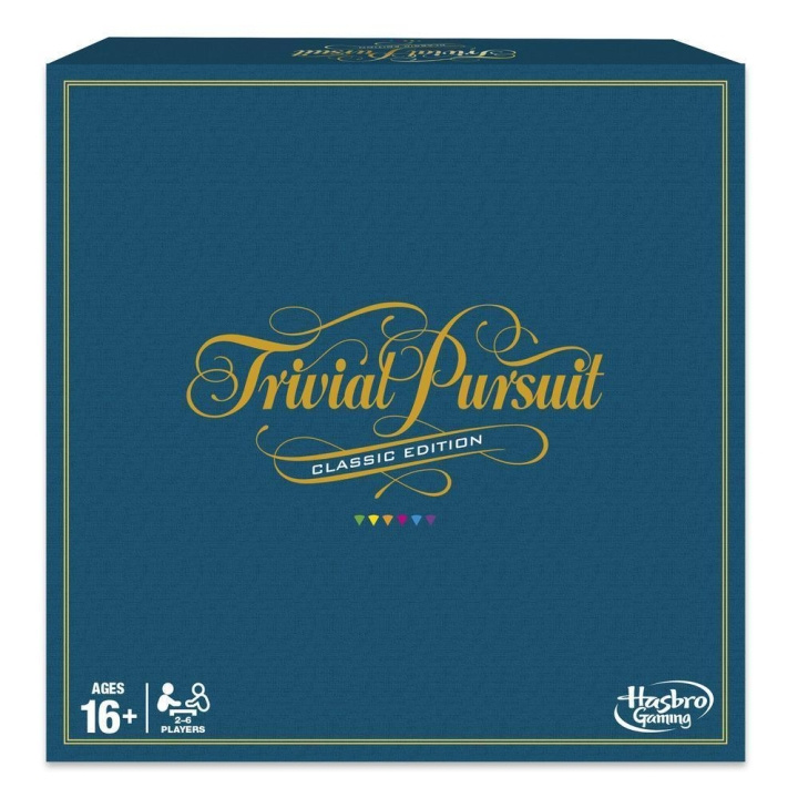 Hasbro Trivial Pursuit Classic Edition (EI) ryhmässä LELUT, TUOTTEET LAPSILLE JA VAUVOILLE / Leikkikalut, Askartelu &Pelit / Seurapelit / Perhepelit @ TP E-commerce Nordic AB (C83225)