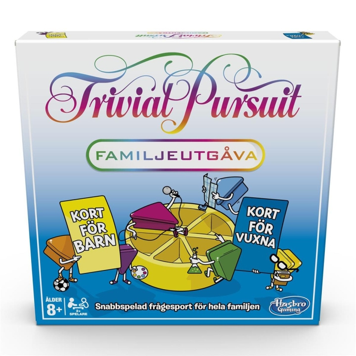 Hasbro Trivial Pursuit -perhe (SE) ryhmässä LELUT, TUOTTEET LAPSILLE JA VAUVOILLE / Leikkikalut, Askartelu &Pelit / Seurapelit / Perhepelit @ TP E-commerce Nordic AB (C83228)