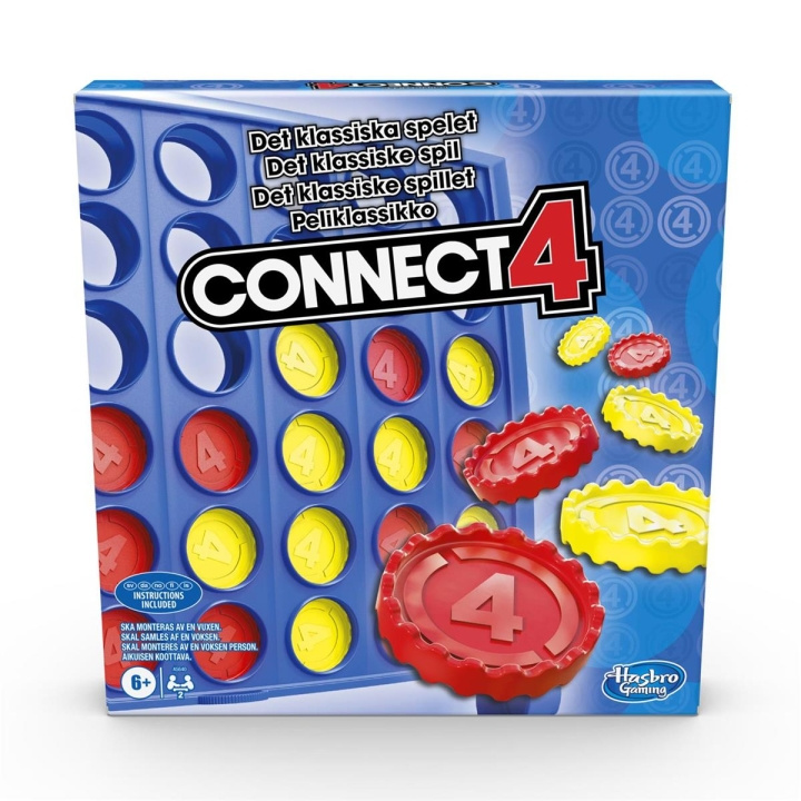 Hasbro Connect 4 ryhmässä LELUT, TUOTTEET LAPSILLE JA VAUVOILLE / Leikkikalut, Askartelu &Pelit / Seurapelit / Perhepelit @ TP E-commerce Nordic AB (C83230)