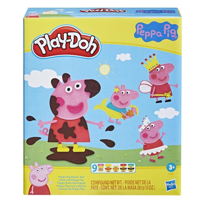 Play-Doh Peppa Pig leikkisetti Stylin\' Set (leikkitahna) ryhmässä LELUT, TUOTTEET LAPSILLE JA VAUVOILLE / Leikkikalut, Askartelu &Pelit / Käsityöt @ TP E-commerce Nordic AB (C83234)