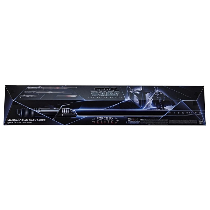 Star Wars The Black Series Force FX Elite valomiekka Mandalorian Darksaber (Tummasapeli) ryhmässä LELUT, TUOTTEET LAPSILLE JA VAUVOILLE / Leikkikalut, Askartelu &Pelit / Lelut @ TP E-commerce Nordic AB (C83236)