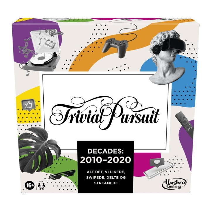 Hasbro Trivial Pursuit vuosikymmenet: 2010-2020 (DK) ryhmässä LELUT, TUOTTEET LAPSILLE JA VAUVOILLE / Leikkikalut, Askartelu &Pelit / Seurapelit / Perhepelit @ TP E-commerce Nordic AB (C83239)