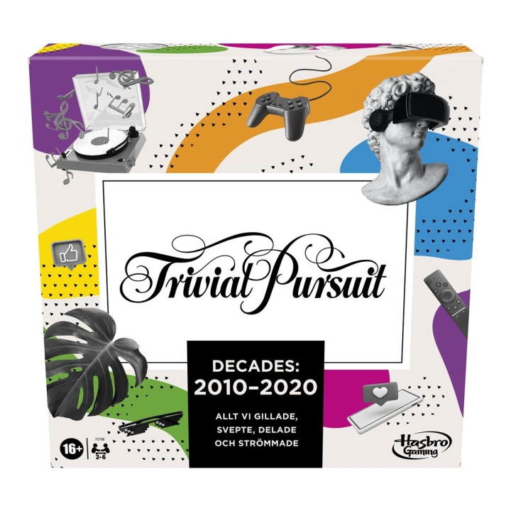 Hasbro Trivial Pursuit Decades: 2010-2020 (SE) ryhmässä LELUT, TUOTTEET LAPSILLE JA VAUVOILLE / Leikkikalut, Askartelu &Pelit / Seurapelit / Perhepelit @ TP E-commerce Nordic AB (C83241)