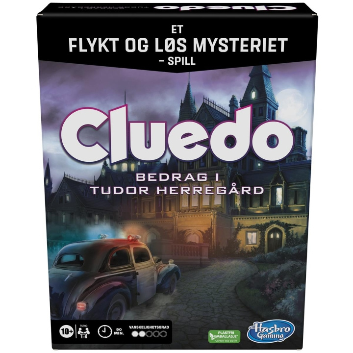 Hasbro Cluedo Pako petos Tudor Mansionissa (NO) ryhmässä LELUT, TUOTTEET LAPSILLE JA VAUVOILLE / Leikkikalut, Askartelu &Pelit / Seurapelit / Perhepelit @ TP E-commerce Nordic AB (C83258)