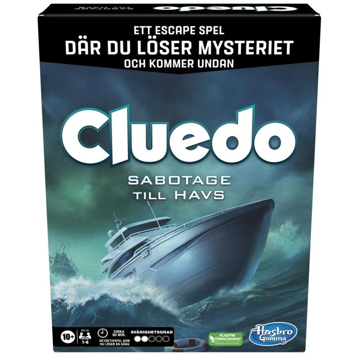 Hasbro Cluedo Escape Danger S.S. Disaster -aluksella (SE) ryhmässä LELUT, TUOTTEET LAPSILLE JA VAUVOILLE / Leikkikalut, Askartelu &Pelit / Seurapelit / Perhepelit @ TP E-commerce Nordic AB (C83262)