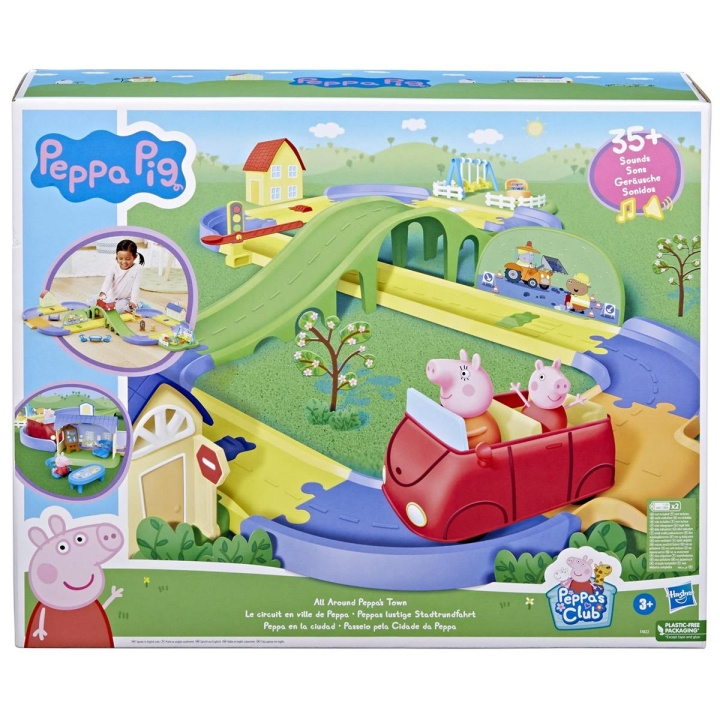 Hasbro Peppa-possu ympäri Peppan kaupunkia ryhmässä LELUT, TUOTTEET LAPSILLE JA VAUVOILLE / Leikkikalut, Askartelu &Pelit / Lelut @ TP E-commerce Nordic AB (C83268)