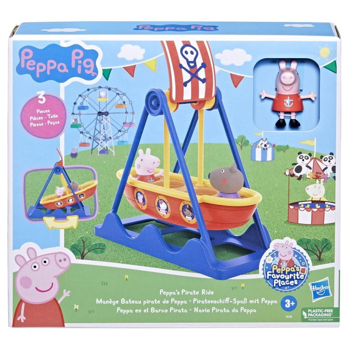 Hasbro Peppa Pig Peppa`s Pirate Ride (Peppa-sika Peppan merirosvokyyti) ryhmässä LELUT, TUOTTEET LAPSILLE JA VAUVOILLE / Leikkikalut, Askartelu &Pelit / Lelut @ TP E-commerce Nordic AB (C83294)