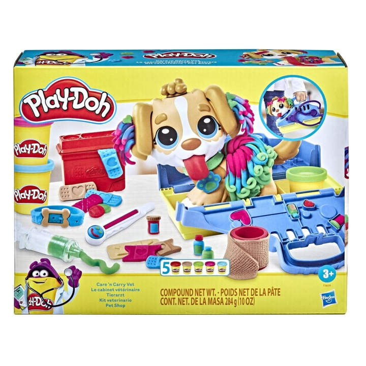 Play-Doh leikkisetti Care \'n Carry Vet -eläinlääkäri ryhmässä LELUT, TUOTTEET LAPSILLE JA VAUVOILLE / Leikkikalut, Askartelu &Pelit / Käsityöt @ TP E-commerce Nordic AB (C83304)