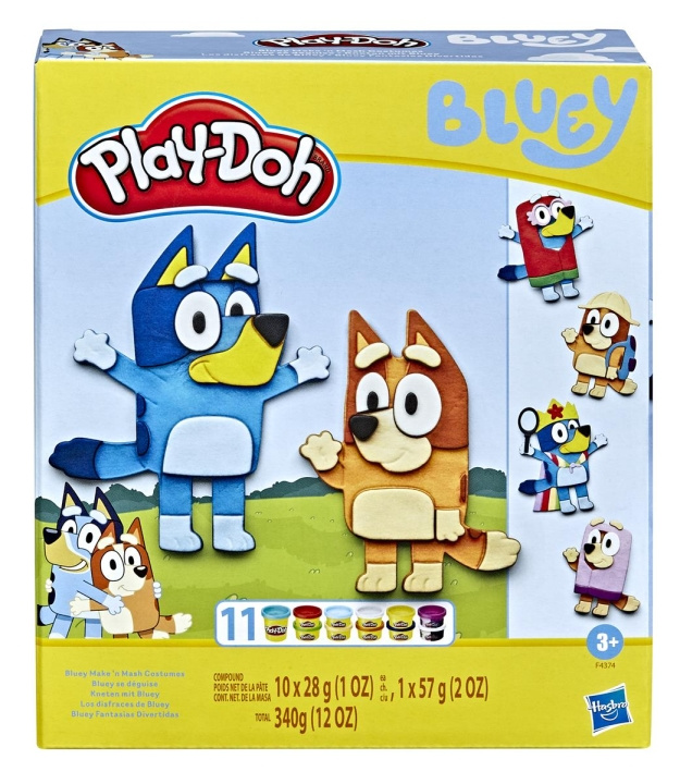 Hasbro Play-Doh Bluey Make \'n Mash -puvut leikkisarja ryhmässä LELUT, TUOTTEET LAPSILLE JA VAUVOILLE / Leikkikalut, Askartelu &Pelit / Lelut @ TP E-commerce Nordic AB (C83305)