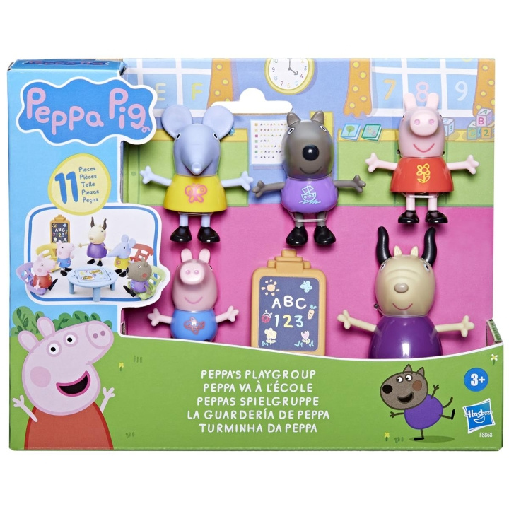 Peppa Pig Peppan leikkiryhmä ryhmässä LELUT, TUOTTEET LAPSILLE JA VAUVOILLE / Leikkikalut, Askartelu &Pelit / Lelut @ TP E-commerce Nordic AB (C83326)