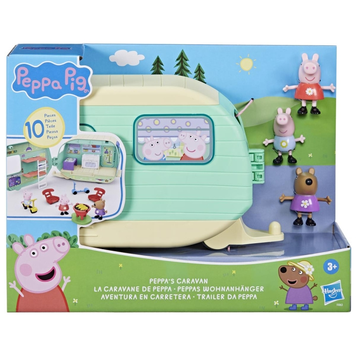 Hasbro Peppa Pig Peppan asuntovaunu ryhmässä LELUT, TUOTTEET LAPSILLE JA VAUVOILLE / Leikkikalut, Askartelu &Pelit / Lelusarja @ TP E-commerce Nordic AB (C83327)