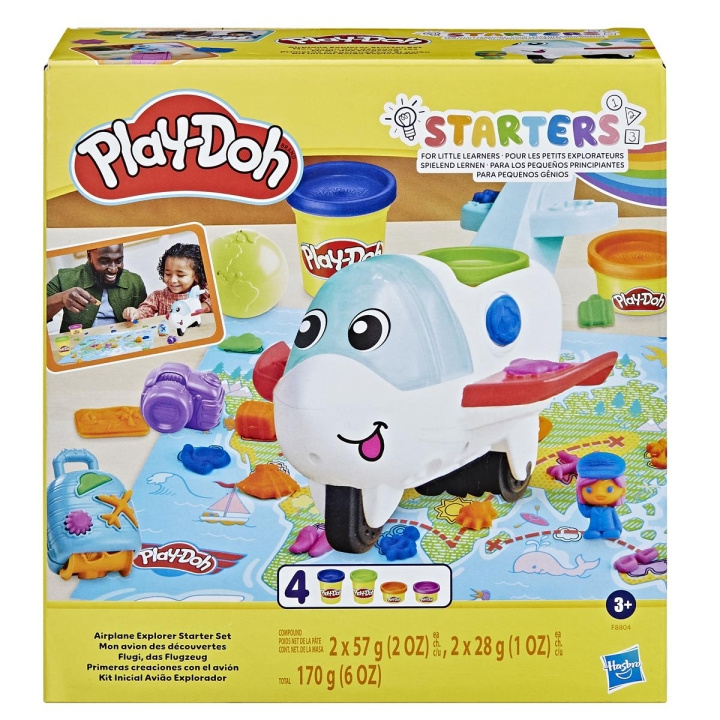 Play-Doh Starters leikkisetti Airplane Explorer (lentokone) ryhmässä LELUT, TUOTTEET LAPSILLE JA VAUVOILLE / Leikkikalut, Askartelu &Pelit / Käsityöt @ TP E-commerce Nordic AB (C83340)