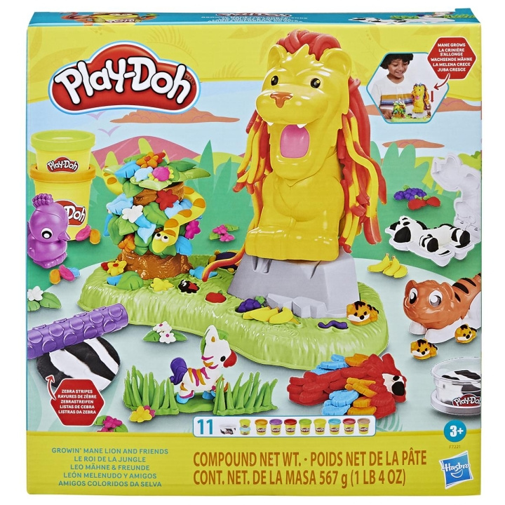 Play-Doh leikkisetti Grown Mane Leijona ja ystävät ryhmässä LELUT, TUOTTEET LAPSILLE JA VAUVOILLE / Leikkikalut, Askartelu &Pelit / Käsityöt @ TP E-commerce Nordic AB (C83342)