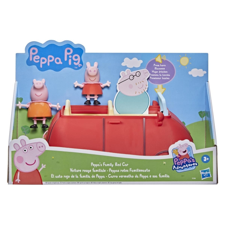 Hasbro Peppa Pig Peppan perheen punainen auto ryhmässä LELUT, TUOTTEET LAPSILLE JA VAUVOILLE / Leikkikalut, Askartelu &Pelit / Lelut @ TP E-commerce Nordic AB (C83345)