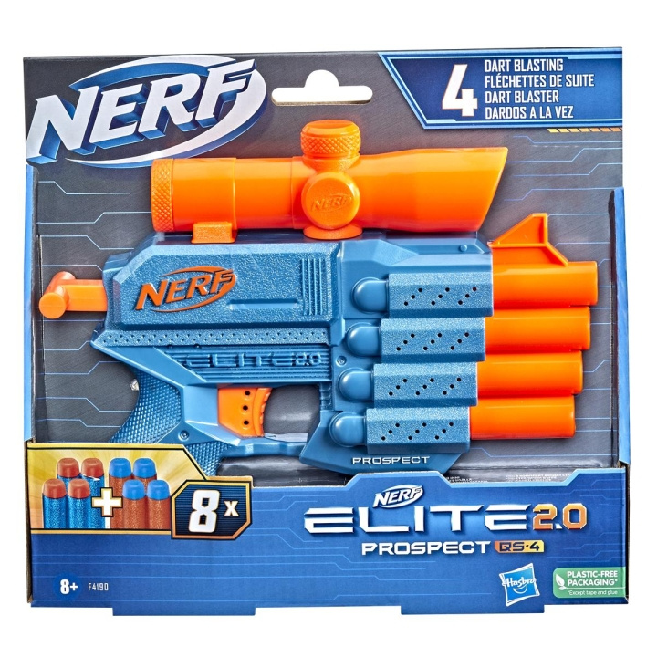 NERF N-Strike Elite 2.0 Prospect QS-4 NERF N-Strike Elite 2.0 Prospect QS-4 ryhmässä LELUT, TUOTTEET LAPSILLE JA VAUVOILLE / Leikkikalut, Askartelu &Pelit / Toimintapeli @ TP E-commerce Nordic AB (C83354)