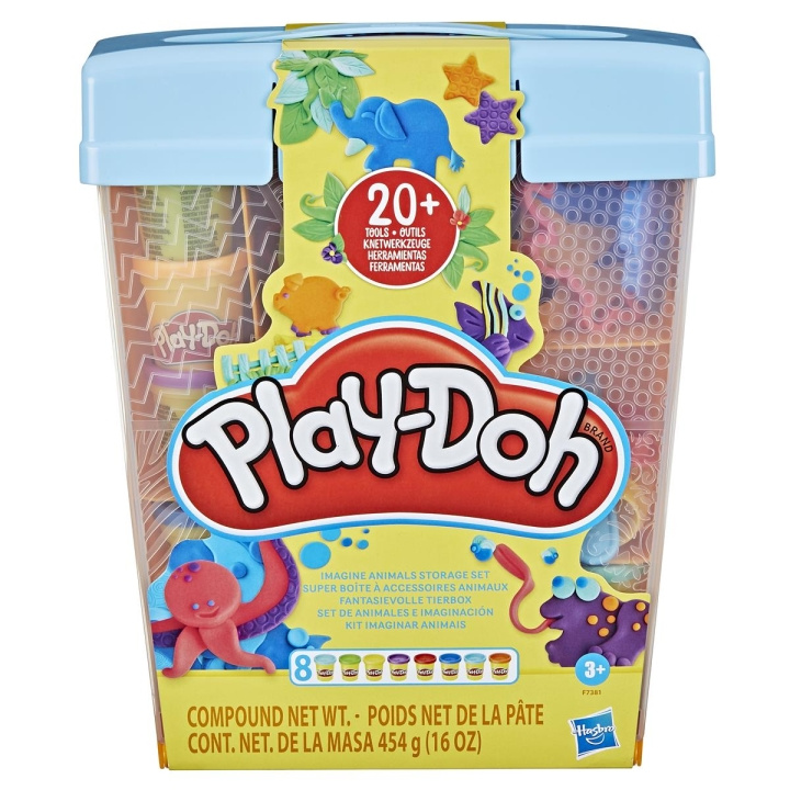 Play-Doh Playset Imagine Animals Säilytyssetti ryhmässä LELUT, TUOTTEET LAPSILLE JA VAUVOILLE / Leikkikalut, Askartelu &Pelit / Käsityöt @ TP E-commerce Nordic AB (C83367)