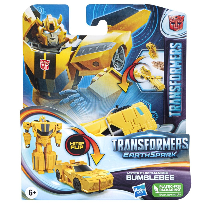 Transformers EarthSpark 1-Step Flip Bumblebee (Kimalaismies) ryhmässä LELUT, TUOTTEET LAPSILLE JA VAUVOILLE / Leikkikalut, Askartelu &Pelit / Figuurit & miniatyyrit @ TP E-commerce Nordic AB (C83392)