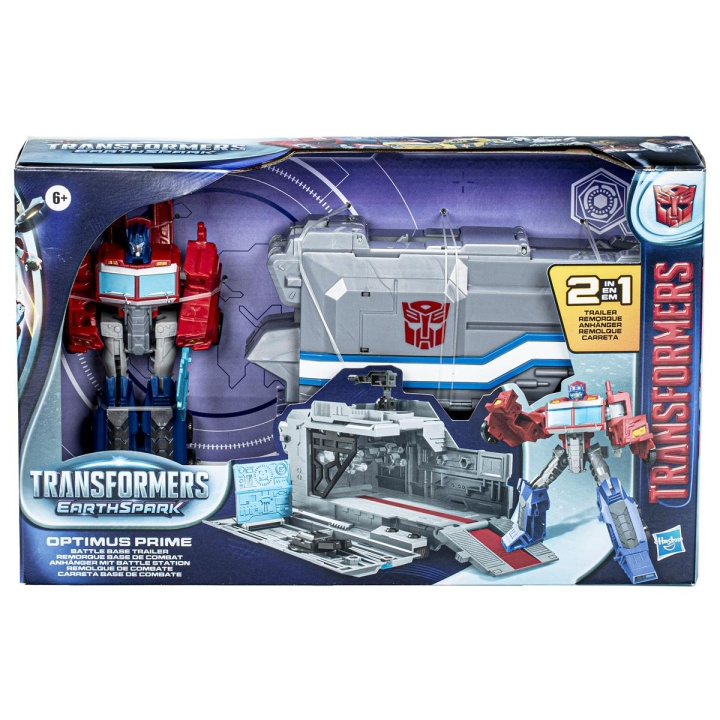 Transformers EarthSpark Optimus Prime Trailer ryhmässä LELUT, TUOTTEET LAPSILLE JA VAUVOILLE / Leikkikalut, Askartelu &Pelit / Figuurit & miniatyyrit @ TP E-commerce Nordic AB (C83394)