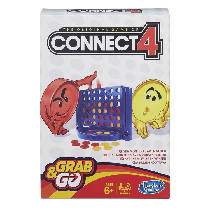 Hasbro Grab & Go Connect 4 ryhmässä LELUT, TUOTTEET LAPSILLE JA VAUVOILLE / Leikkikalut, Askartelu &Pelit / Seurapelit / Perhepelit @ TP E-commerce Nordic AB (C83442)