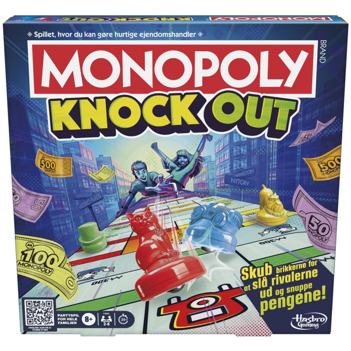 Hasbro Monopoly Knockout (DK) ryhmässä LELUT, TUOTTEET LAPSILLE JA VAUVOILLE / Leikkikalut, Askartelu &Pelit / Seurapelit / Perhepelit @ TP E-commerce Nordic AB (C83452)