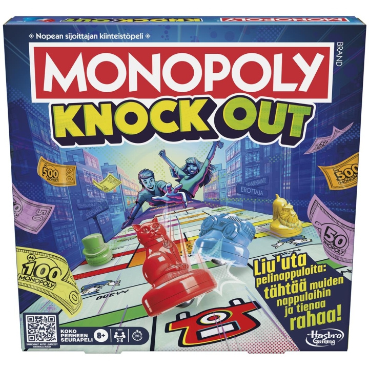 Hasbro Monopoly Knockout (FI) ryhmässä LELUT, TUOTTEET LAPSILLE JA VAUVOILLE / Leikkikalut, Askartelu &Pelit / Seurapelit / Perhepelit @ TP E-commerce Nordic AB (C83453)