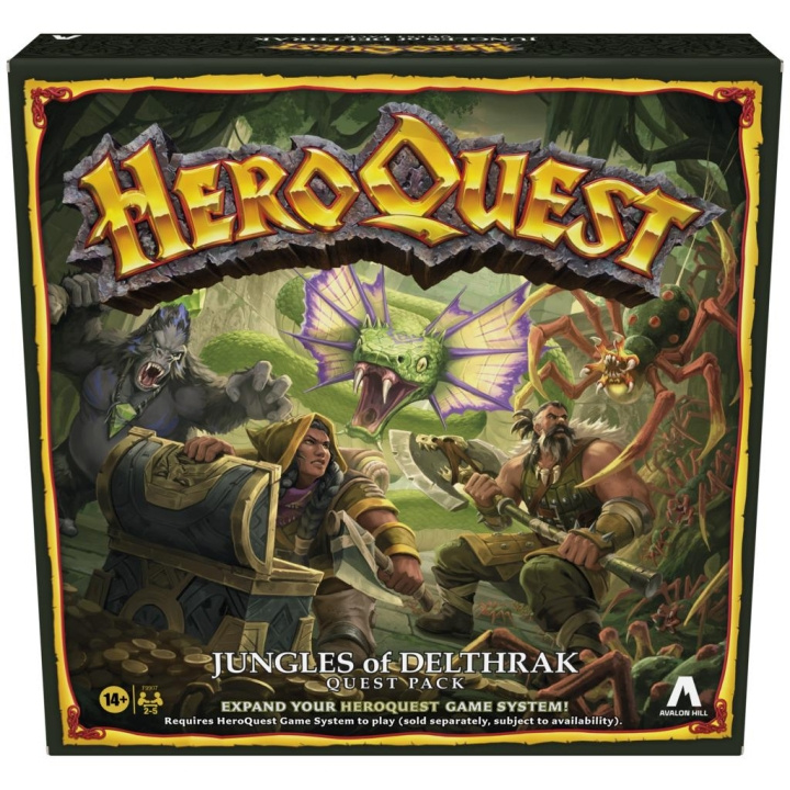 Hasbro HeroQuest Expansion Jungles of Delthrak (EN) ryhmässä LELUT, TUOTTEET LAPSILLE JA VAUVOILLE / Leikkikalut, Askartelu &Pelit / Seurapelit / Perhepelit @ TP E-commerce Nordic AB (C83455)