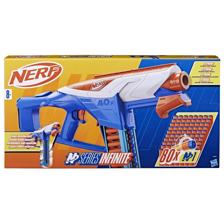 NERF N-sarja Infinite ryhmässä LELUT, TUOTTEET LAPSILLE JA VAUVOILLE / Leikkikalut, Askartelu &Pelit / Toimintapeli @ TP E-commerce Nordic AB (C83471)