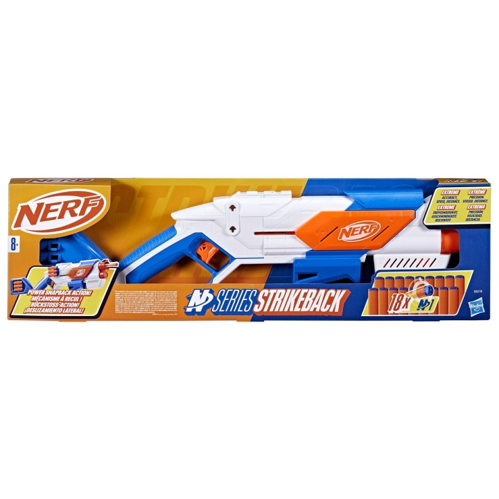 NERF N-sarjan Strikeback ryhmässä LELUT, TUOTTEET LAPSILLE JA VAUVOILLE / Leikkikalut, Askartelu &Pelit / Toimintapeli @ TP E-commerce Nordic AB (C83474)