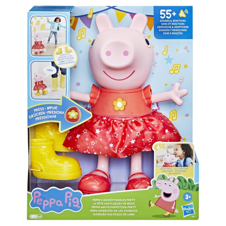 Peppa Pig Peppas Muddy Puddles Party Peppas Muddy Puddles Party ryhmässä LELUT, TUOTTEET LAPSILLE JA VAUVOILLE / Leikkikalut, Askartelu &Pelit / Lelut @ TP E-commerce Nordic AB (C83480)