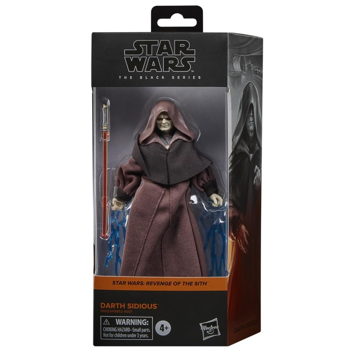 Star Wars The Black Series 6 tuuman hahmo Dart Sidious ryhmässä LELUT, TUOTTEET LAPSILLE JA VAUVOILLE / Leikkikalut, Askartelu &Pelit / Figuurit, miniatyyrit ja tarvikkeet @ TP E-commerce Nordic AB (C83492)