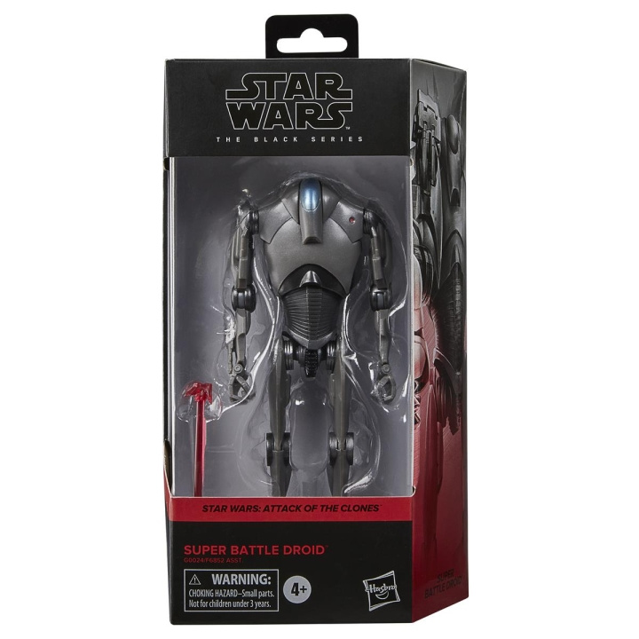 Star Wars The Black Series 6 tuuman hahmo Super Battle Droid - taisteludroidi ryhmässä LELUT, TUOTTEET LAPSILLE JA VAUVOILLE / Leikkikalut, Askartelu &Pelit / Figuurit, miniatyyrit ja tarvikkeet @ TP E-commerce Nordic AB (C83495)