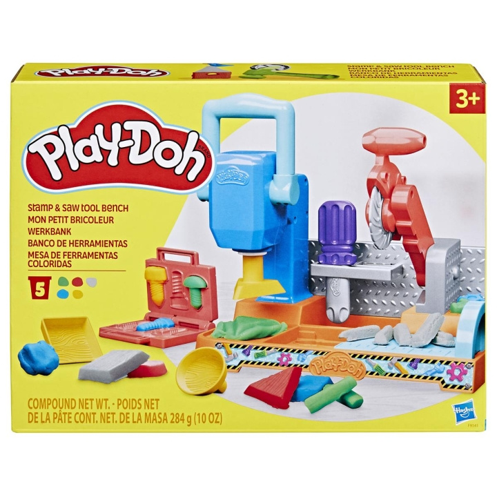 Play-Doh leikkisetti Stamp\'n Tool -penkki ryhmässä LELUT, TUOTTEET LAPSILLE JA VAUVOILLE / Leikkikalut, Askartelu &Pelit / Käsityöt @ TP E-commerce Nordic AB (C83504)