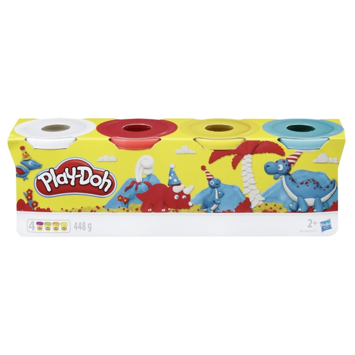 Play-Doh Compound 4-pack Classic värit ryhmässä LELUT, TUOTTEET LAPSILLE JA VAUVOILLE / Leikkikalut, Askartelu &Pelit / Käsityöt @ TP E-commerce Nordic AB (C83519)