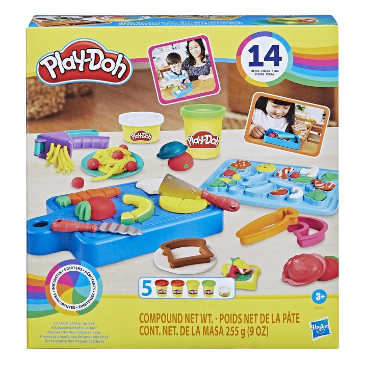 Play-Doh Kitchen Creations leikkisetti Little Chef Starter Set (Pikku kokki) ryhmässä LELUT, TUOTTEET LAPSILLE JA VAUVOILLE / Leikkikalut, Askartelu &Pelit / Käsityöt @ TP E-commerce Nordic AB (C83537)