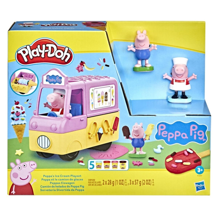 Play-Doh Peppa Pig leikkisetti Peppan jäätelö leikkisetti ryhmässä LELUT, TUOTTEET LAPSILLE JA VAUVOILLE / Leikkikalut, Askartelu &Pelit / Käsityöt @ TP E-commerce Nordic AB (C83547)