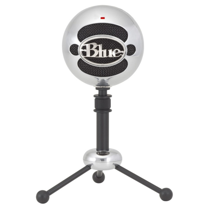 Blue Microphone Sininen - Mikrofoni Lumipallo harjattua alumiinia ryhmässä TIETOKOONET & TARVIKKEET / Tietokonetarvikkeet / Mikrofonit @ TP E-commerce Nordic AB (C83584)