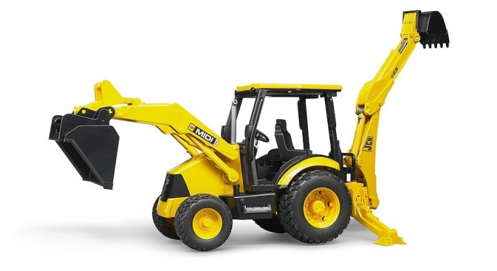 Bruder JCB MIDI CX kaivurikuormaaja (02427) ryhmässä LELUT, TUOTTEET LAPSILLE JA VAUVOILLE / Leikkikalut, Askartelu &Pelit / Leikkiautot @ TP E-commerce Nordic AB (C83589)