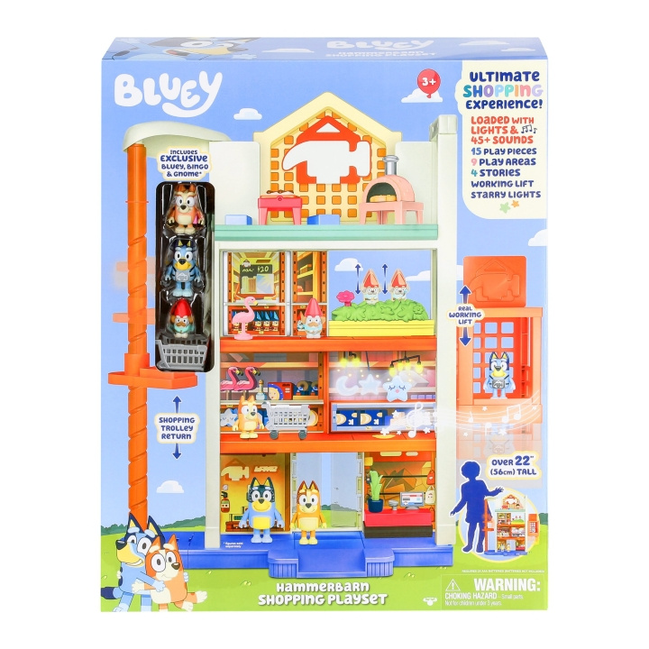 BLUEY Ostokset leikkiväline ( 90185 ) ryhmässä LELUT, TUOTTEET LAPSILLE JA VAUVOILLE / Leikkikalut, Askartelu &Pelit / Lelut @ TP E-commerce Nordic AB (C83657)