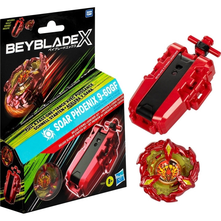 Beyblade - BBX Deluxe String Launcher Set (F9324EU4) ryhmässä LELUT, TUOTTEET LAPSILLE JA VAUVOILLE / Leikkikalut, Askartelu &Pelit / Lelusarja @ TP E-commerce Nordic AB (C83767)