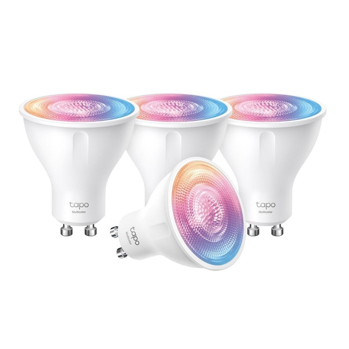 TP-Link Tapo Smart Wi-Fi Spotlight, monivärinen (4-pack) /Tapo L630 ryhmässä KODINELEKTRONIIKKA / Valaistus / LED-lamput @ TP E-commerce Nordic AB (C83805)