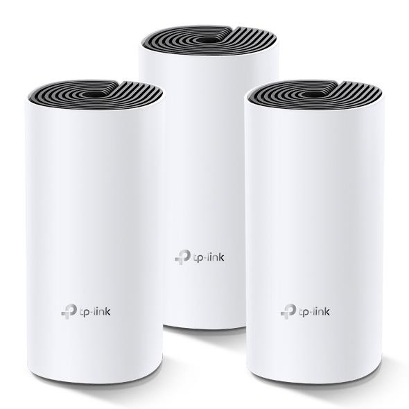 TP-Link Deco M4 (3-pack) AC1200 Whole-Home Mesh Wi-Fi System v2 (3-pack) ryhmässä TIETOKOONET & TARVIKKEET / Verkko / Wifi-vahvistimet @ TP E-commerce Nordic AB (C83821)