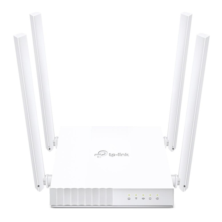 TP-Link AC750 Dual-Band Wi-Fi-reititin /Archer C24 ryhmässä TIETOKOONET & TARVIKKEET / Verkko / Reititin @ TP E-commerce Nordic AB (C83831)