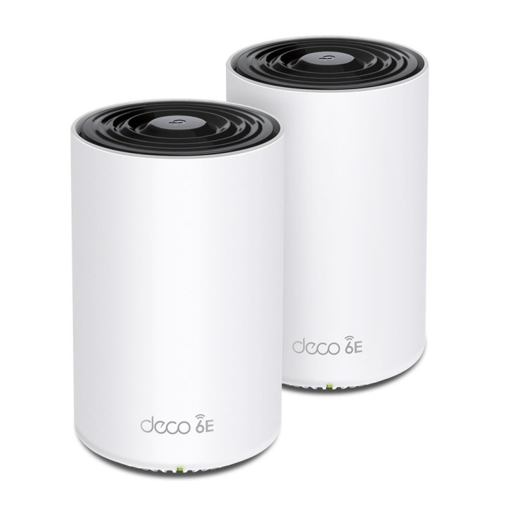 TP-Link Deco XE75 (2-pack) Wi-Fi 6E AXE5400 Koko kodin verkko-WiFi-järjestelmä (Mesh) ryhmässä TIETOKOONET & TARVIKKEET / Verkko / Wifi-vahvistimet @ TP E-commerce Nordic AB (C83861)