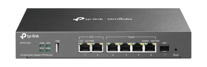 TP-Link Omada Multi-Gigabit VPN-reititin /ER707-M2 ryhmässä TIETOKOONET & TARVIKKEET / Verkko / Reititin @ TP E-commerce Nordic AB (C83883)