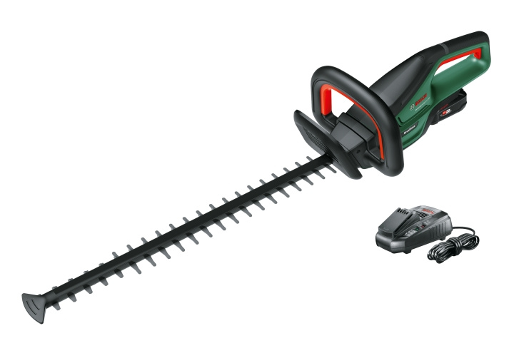 Bosch UniversalHedgeCut 18V-55 - ( Akku ja laturi mukana ) ryhmässä KOTI, TALOUS JA PUUTARHA / Työkalut & Tee itse / Muut sähkötyökalut @ TP E-commerce Nordic AB (C84022)