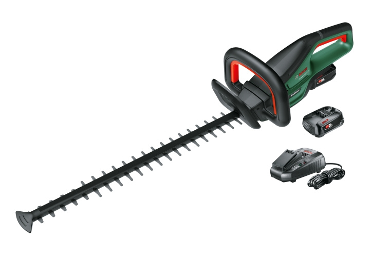 Bosch Akkukäyttöinen pensasleikkuri - Universal HedgeCut 18V-55 ( mukana akku ja laturi ) ryhmässä KOTI, TALOUS JA PUUTARHA / Työkalut & Tee itse / Muut sähkötyökalut @ TP E-commerce Nordic AB (C84047)