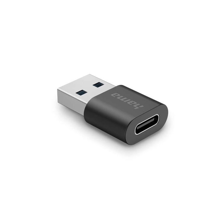 Hama Adapter USB-C to USB-A USB 3.2 10 Gbit/s ryhmässä ÄLYPUHELIMET JA TABLETIT / Laturit & Kaapelit / Sovittimet @ TP E-commerce Nordic AB (C84246)