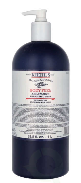 Kiehl\'s Body Fuel All-in-One Energizing Body Wash 1000 ml ryhmässä KAUNEUS JA TERVEYS / Ihonhoito / Kehon hoito / Kylpy- ja suihkugeelit @ TP E-commerce Nordic AB (C84348)